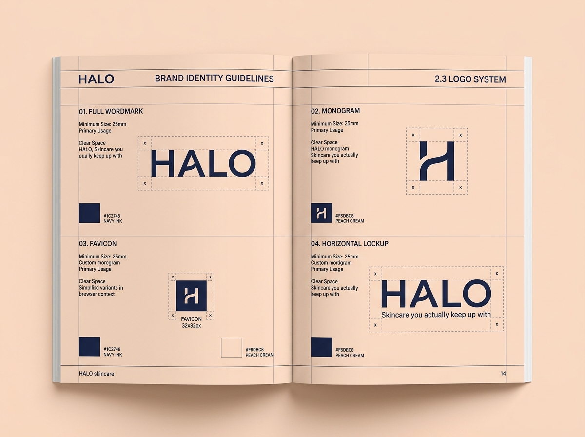 HALO logo system