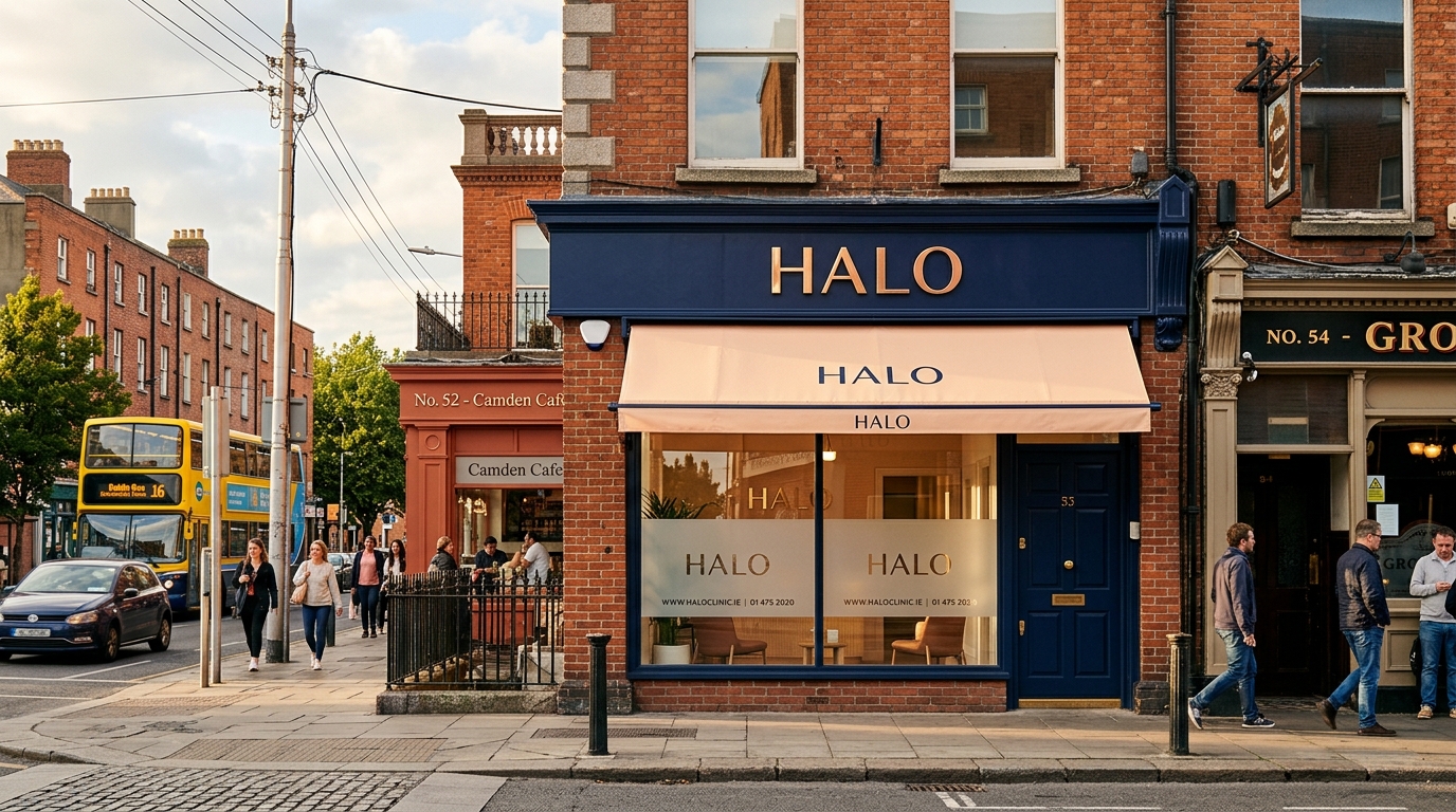 HALO exterior signage