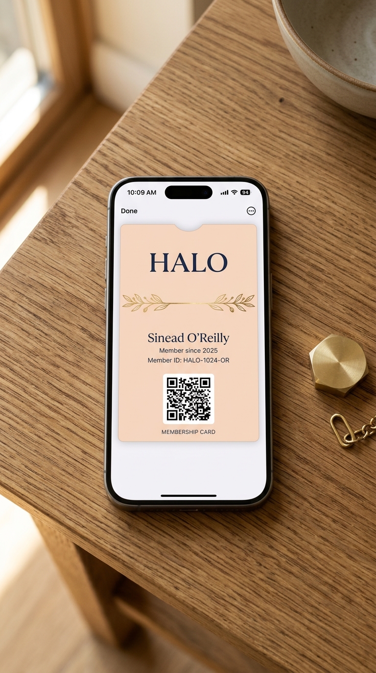 HALO membership card