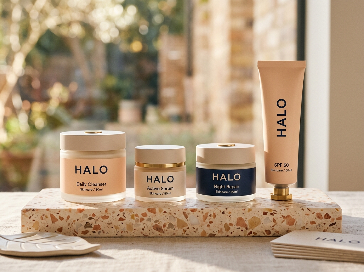HALO product packaging